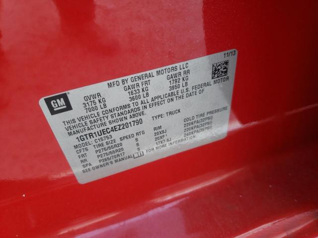 1GTR1UEC4EZ201790 GMC Sierra C1500 Sle