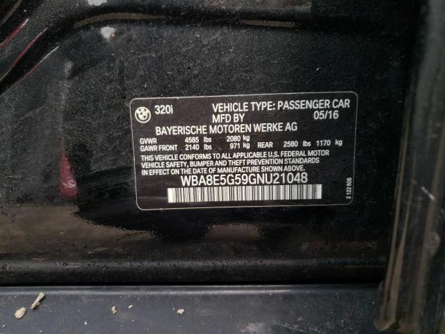 WBA8E5G59GNU21048 BMW 320 XI