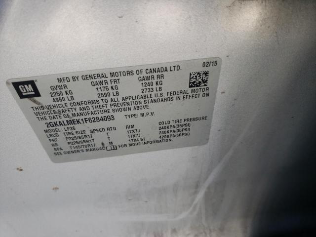 2GKALMEK1F6284093 GMC Terrain Sle