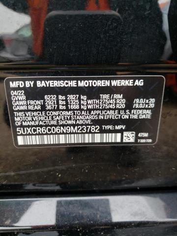 5UXCR6C06N9M23782 BMW X5 Xdrive40i