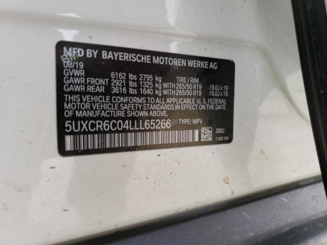 5UXCR6C04LLL65266 BMW X5 Xdrive40i