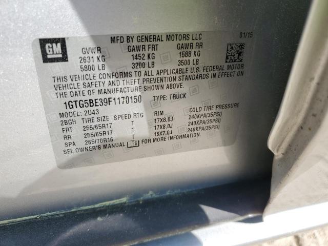 1GTG5BE39F1170150 GMC CANYON SLE