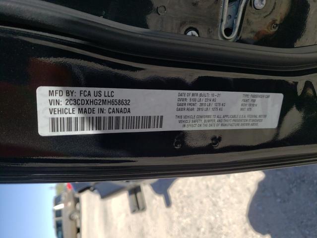 2C3CDXHG2MH658632 Dodge CHARGER GT