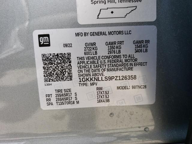 1GKKNLLS9PZ126358 GMC Acadia At4