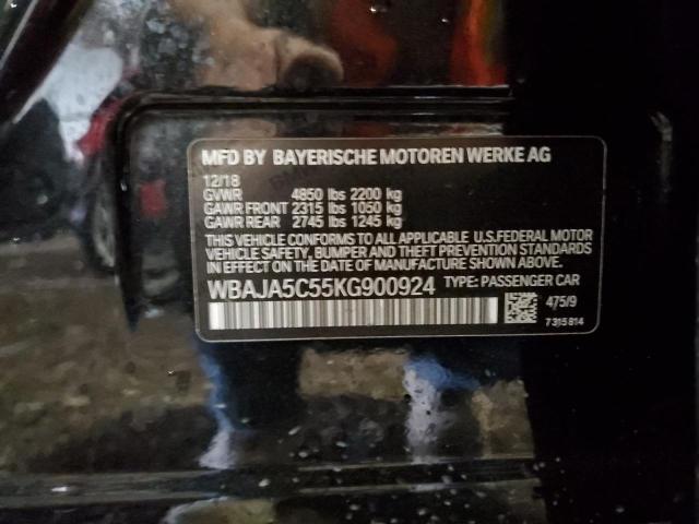 WBAJA5C55KG900924 BMW 530 I