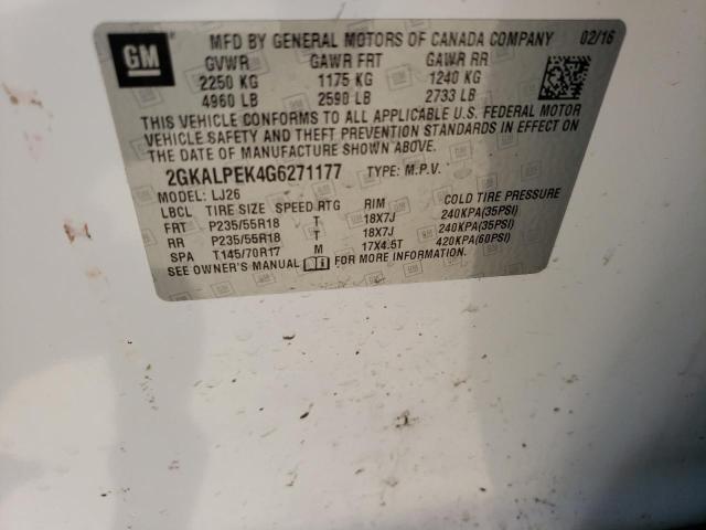 2GKALPEK4G6271177 GMC Terrain Slt