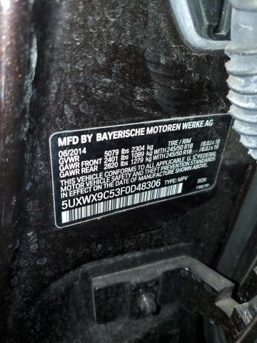 5UXWX9C53F0D48306 BMW X3 Xdrive28i