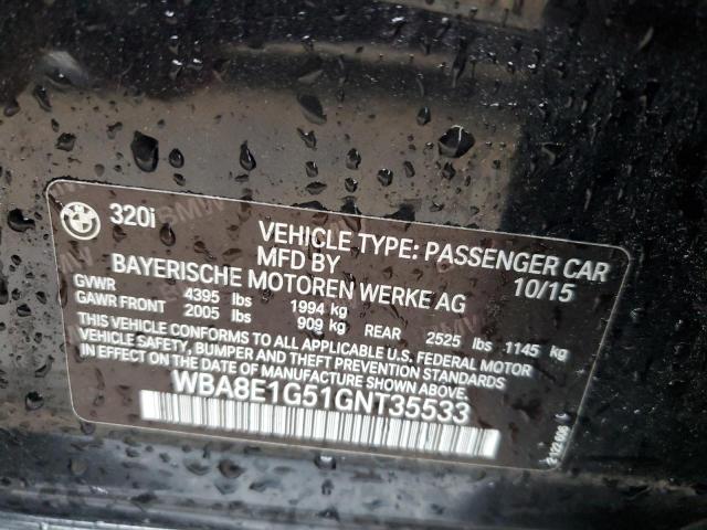 WBA8E1G51GNT35533 BMW 320 I