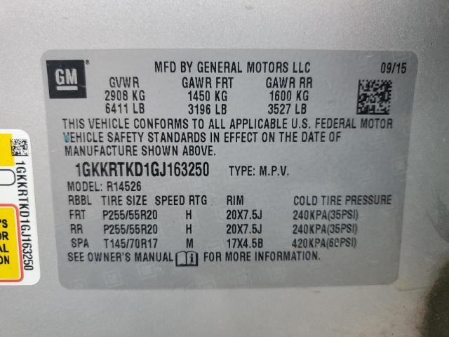 1GKKRTKD1GJ163250 GMC Acadia Denali