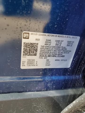 3GKALMEV8NL311469 GMC Terrain Sle