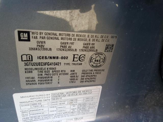 3GTU2UEC9FG410421 GMC Sierra K1500 Sle