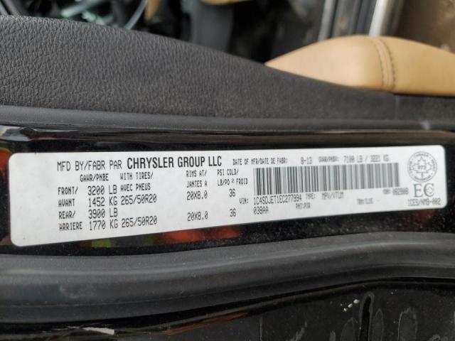 1C4SDJET1EC277994 Dodge Durango Citadel