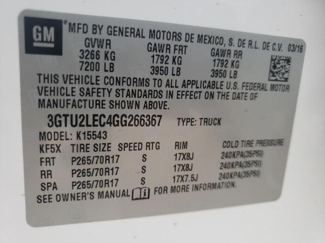 3GTU2LEC4GG266367 GMC Sierra K1500