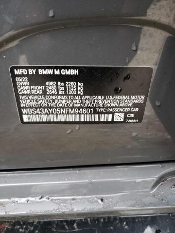 WBS43AY05NFM94601 BMW M3 Competition