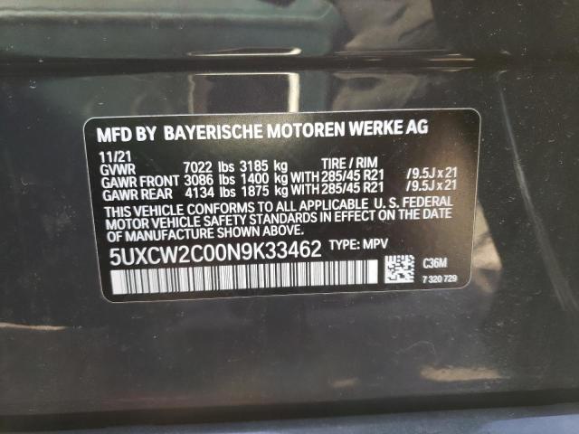 5UXCW2C00N9K33462 BMW X7 Xdrive40i