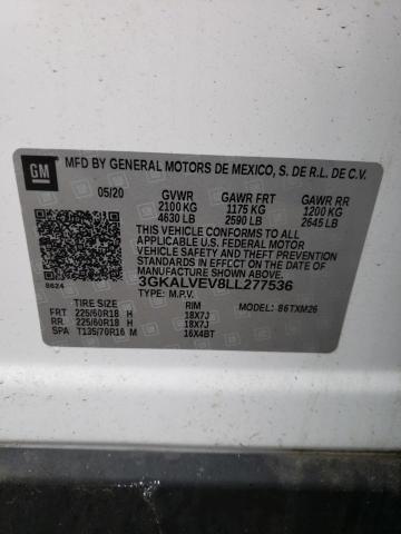 3GKALVEV8LL277536 GMC Terrain Slt