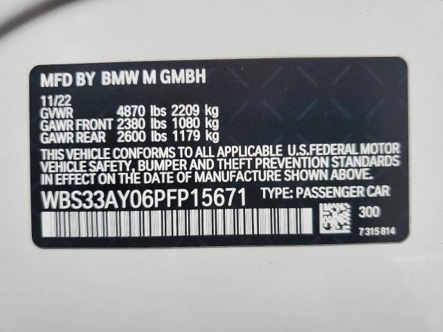 WBS33AY06PFP15671 BMW M3 Competition
