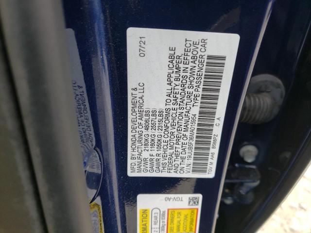 19UUB5F36MA015954 Acura TLX