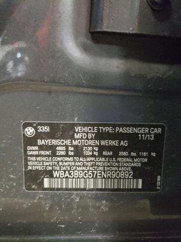 WBA3B9G57ENR90892 BMW 335 XI