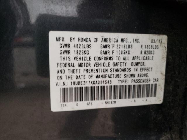 19UDE2F7XGA004548 Acura Ilx Premium Tech