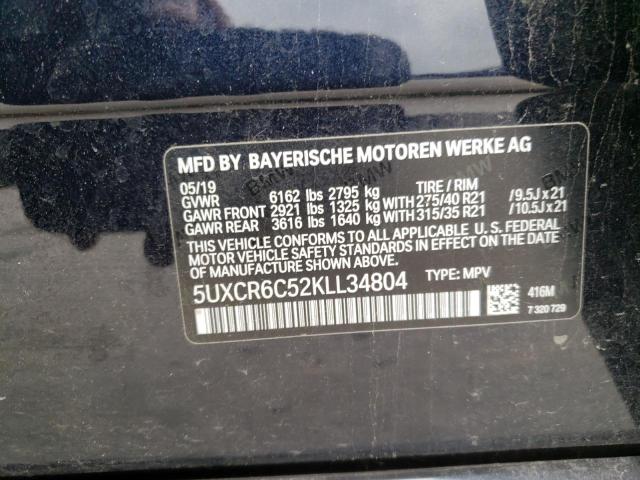 5UXCR6C52KLL34804 BMW X5 Xdrive40i