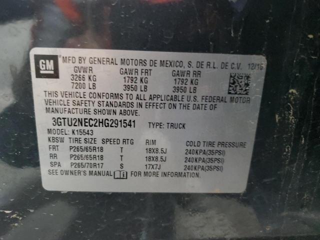 3GTU2NEC2HG291541 GMC Sierra K1500 Slt