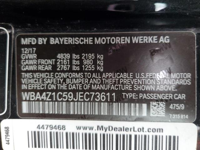 WBA4Z1C59JEC73611 BMW 430I