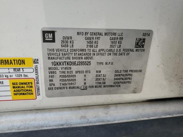 1GKKVTKD9EJ285525 GMC Acadia Denali