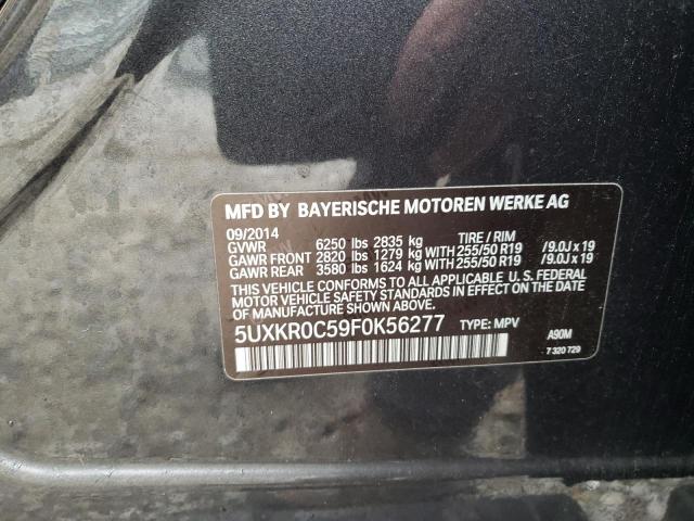 5UXKR0C59F0K56277 BMW X5 Xdrive35i