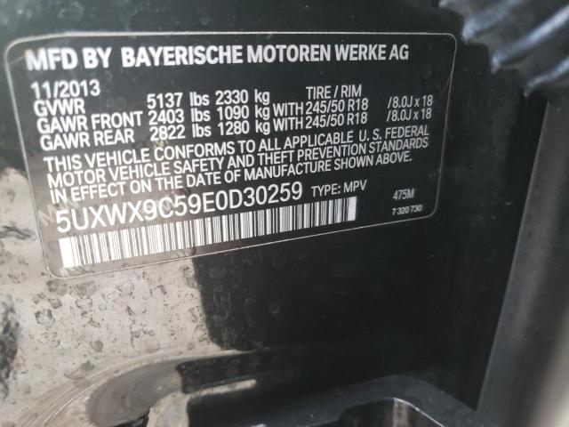 5UXWX9C59E0D30259 BMW X3 Xdrive28i