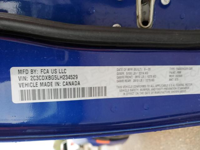 2C3CDXBG5LH234529 Dodge Charger Sxt