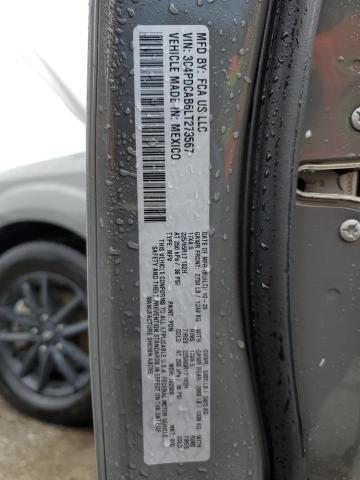 3C4PDCAB6LT273567 Dodge JOURNEY SE