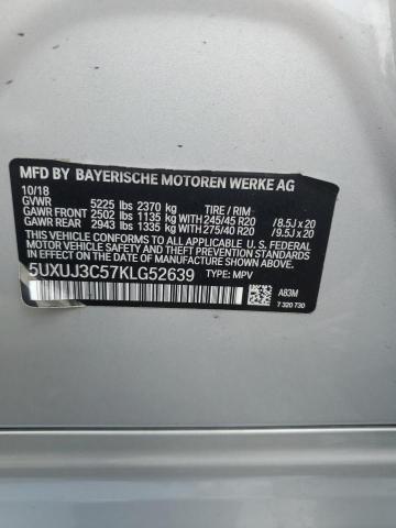 5UXUJ3C57KLG52639 BMW X4 Xdrive30i