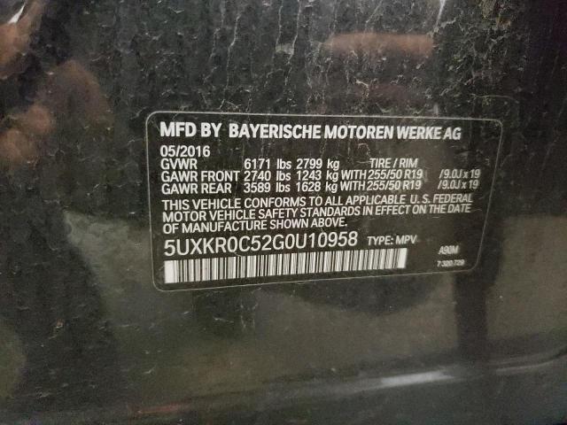 5UXKR0C52G0U10958 BMW X5 Xdrive35i