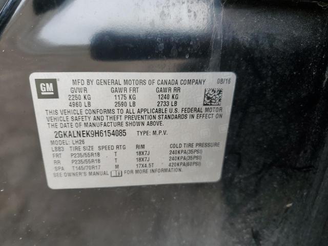 2GKALNEK9H6154085 GMC Terrain Sle