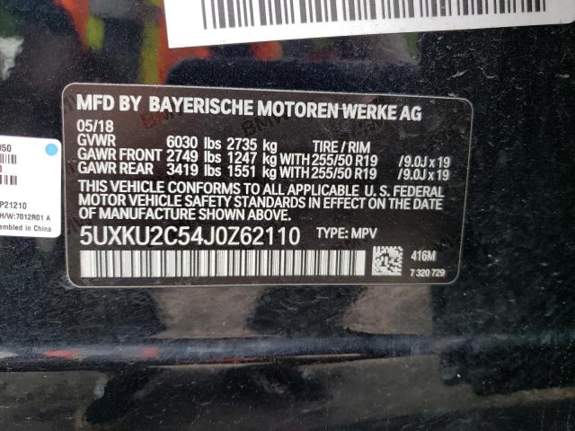 5UXKU2C54J0Z62110 BMW X6 Xdrive35i