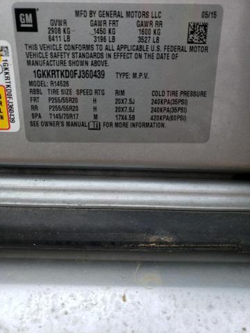 1GKKRTKD0FJ360439 GMC Acadia Denali