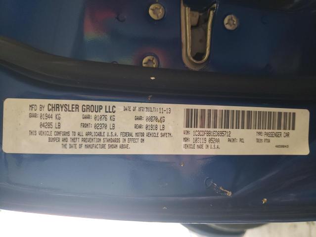 1C3CDFBB1ED695712 Dodge DART SXT