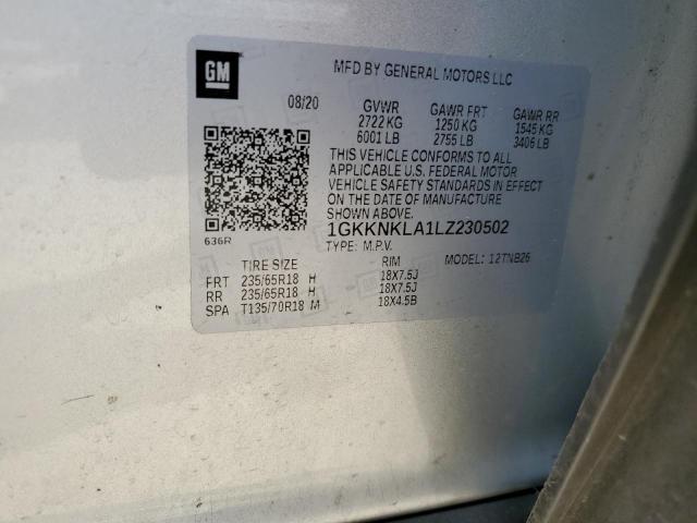 1GKKNKLA1LZ230502 GMC ACADIA SLE