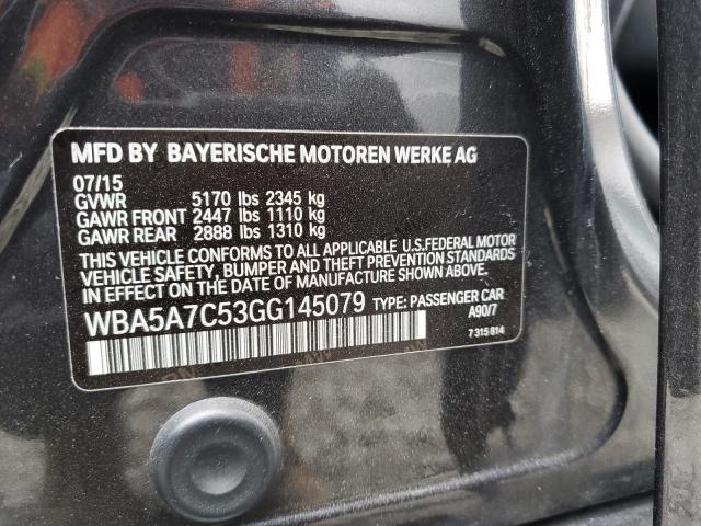WBA5A7C53GG145079 BMW 528 XI