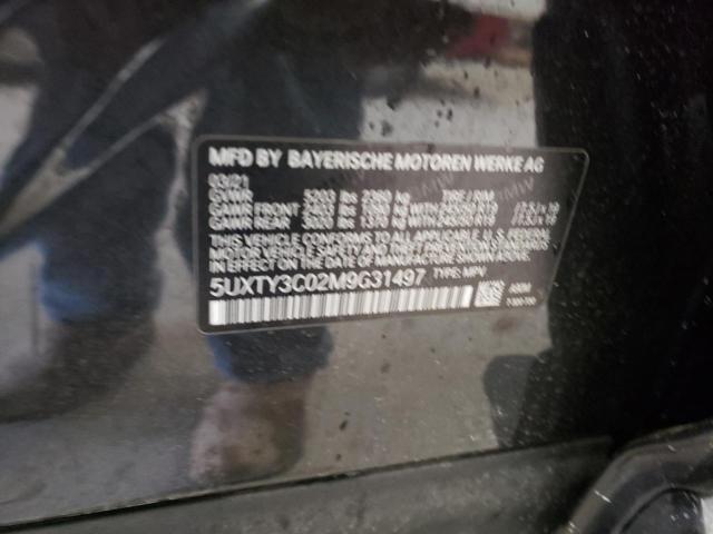 5UXTY3C02M9G31497 BMW X3 Sdrive30i