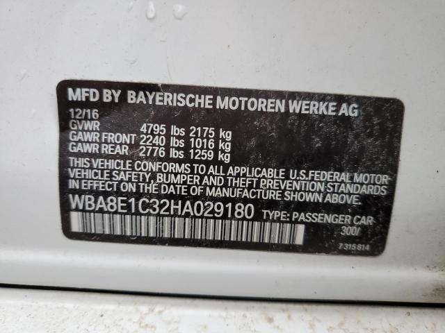 WBA8E1C32HA029180 BMW 330e