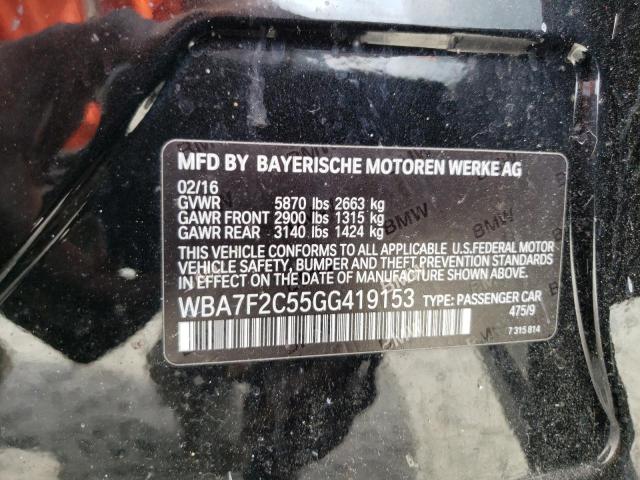 WBA7F2C55GG419153 BMW 750 Xi