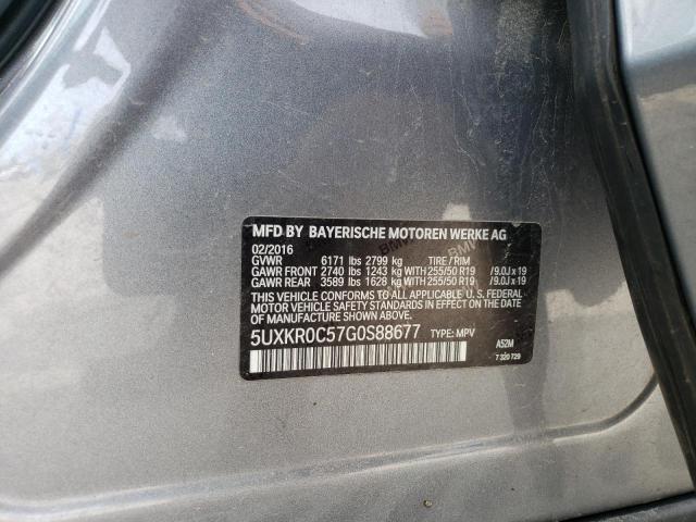 5UXKR0C57G0S88677 BMW X5 Xdrive35i