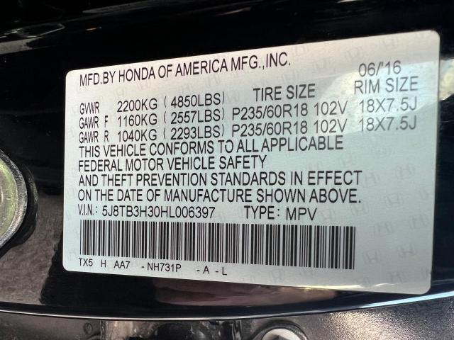 5J8TB3H30HL006397 Acura RDX