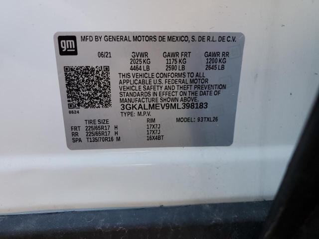 3GKALMEV9ML398183 GMC Terrain Sle