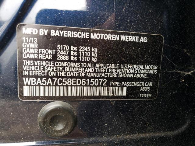 WBA5A7C58ED615072 BMW 528 XI