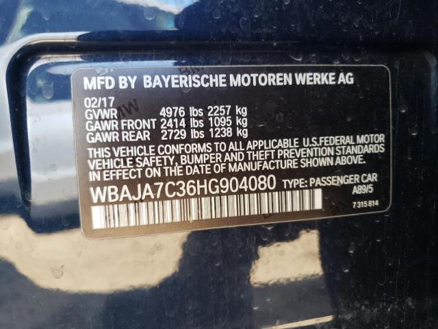 WBAJA7C36HG904080 BMW 530 XI
