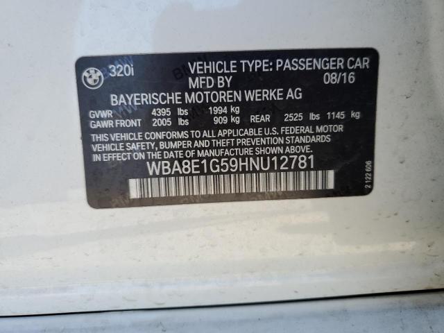 WBA8E1G59HNU12781 BMW 320 I