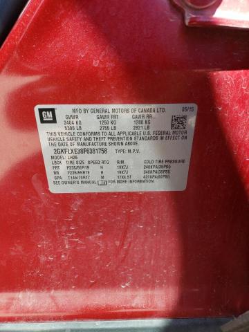 2GKFLXE38F6381758 GMC Terrain Slt